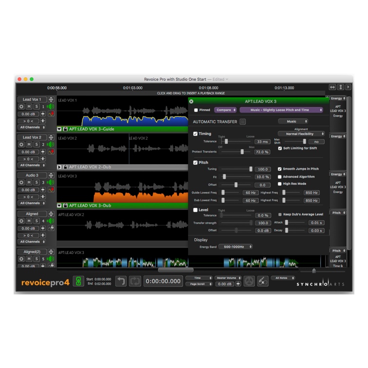 ReVoice Pro 4 Upgrade from VocALign Project 3