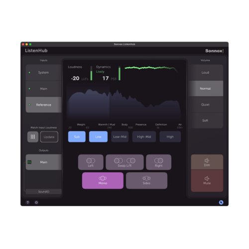 Sonnox Toolbox ListenHub