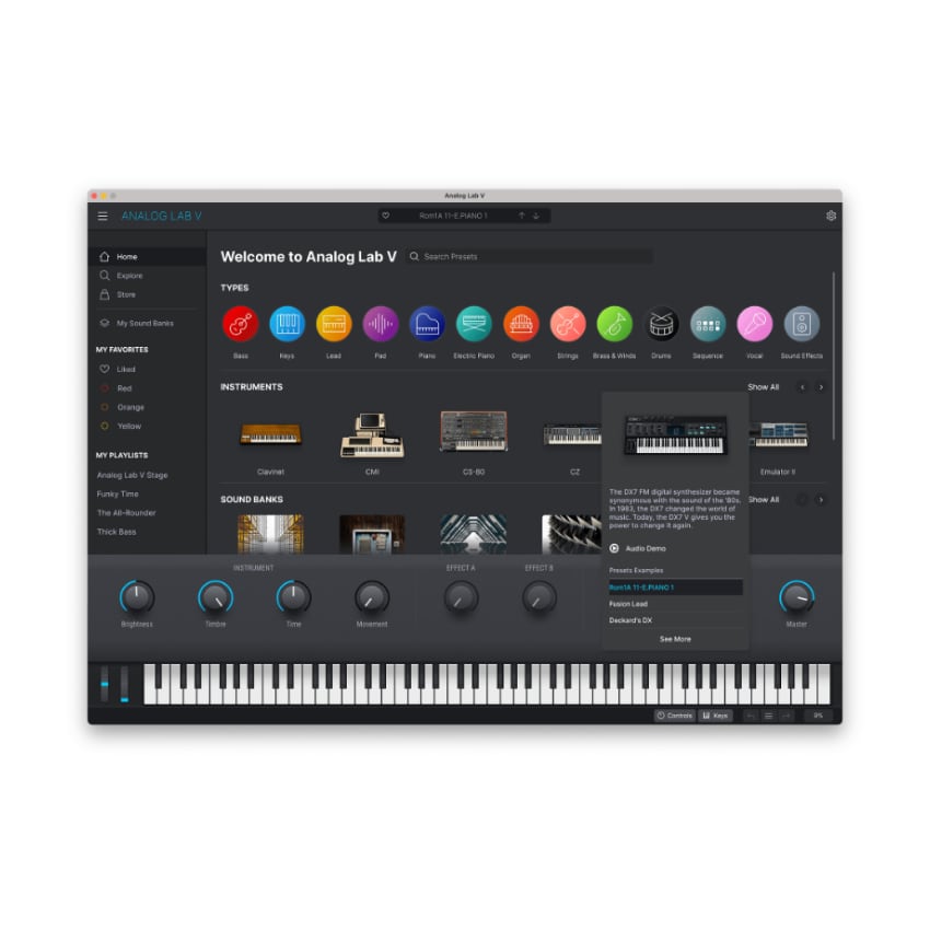 Arturia Analog LAB V Plugin Discounts