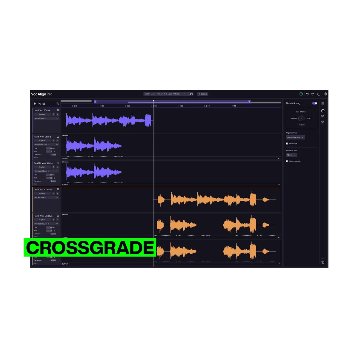 VocALign 7 Pro Crossgrade