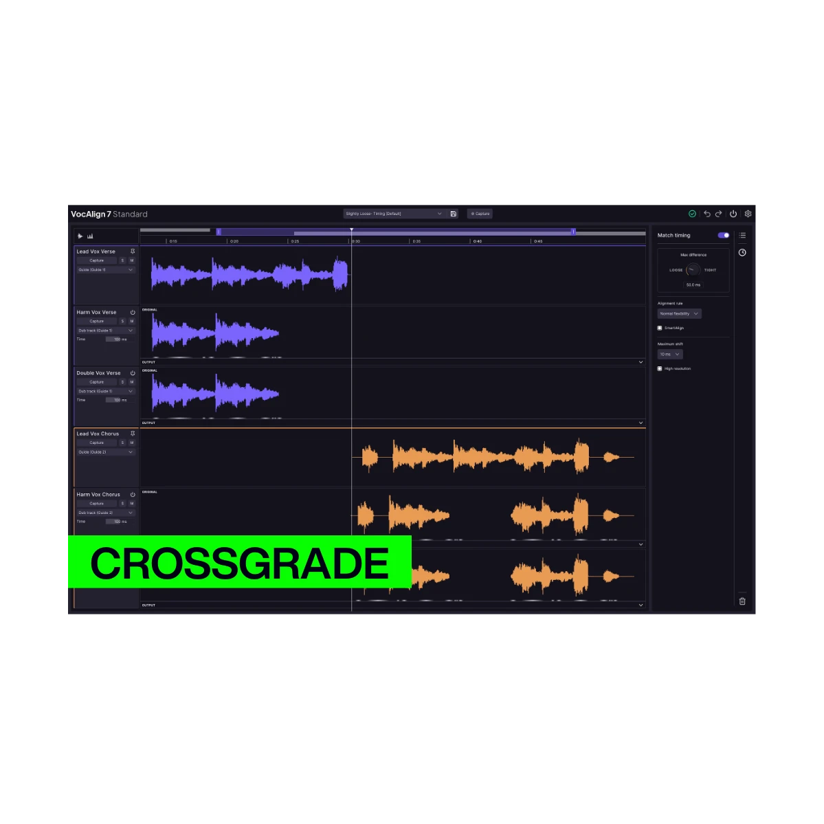 VocALign 7 Standard Crossgrade