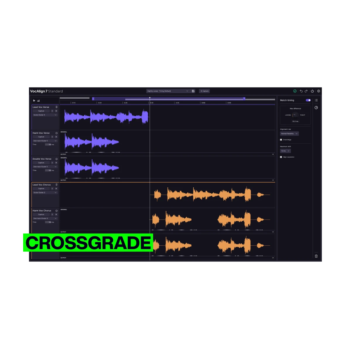 VocALign 7 Standard Crossgrade