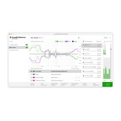 Sonarworks SoundID VoiceAI plugin interface with voice expansion features.