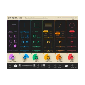 XLN Audio DB-30 Drum Butter plugin interface with modules